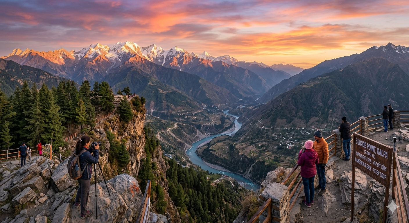 Suicide Point Kalpa, Kalpa Chitkul tour.